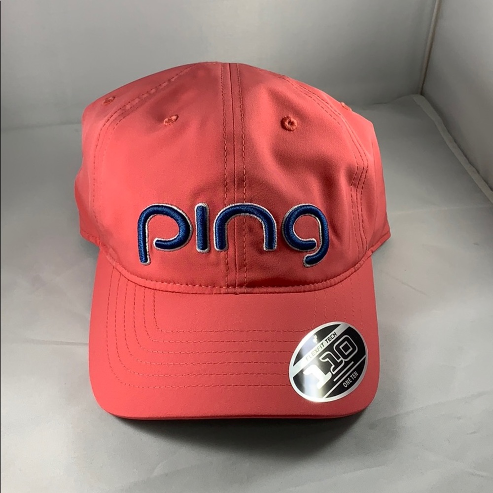 NWOT PING Women’s Golf Hat salmon
